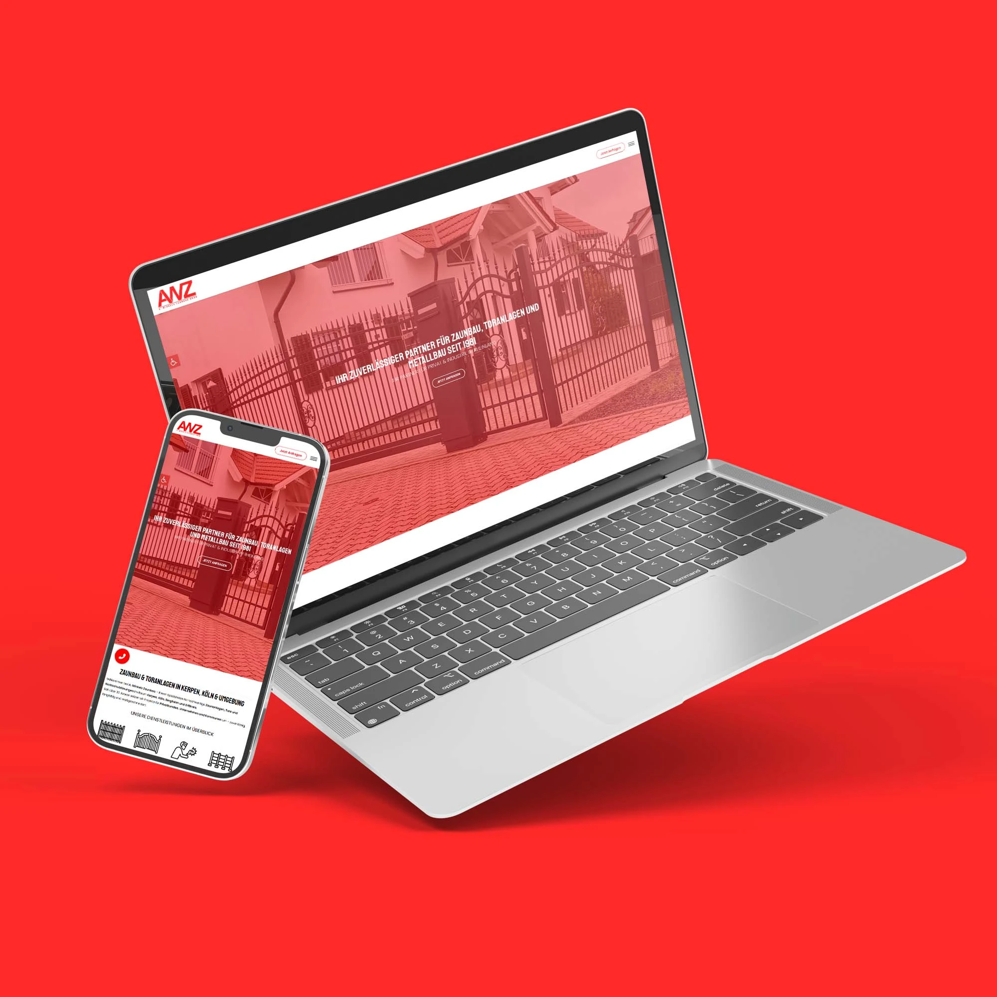 Webseite für Zaunbaufirma Winkels Zaunbau